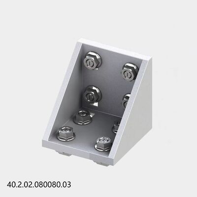 China European Standard Aluminum Alloy Profile Connection Accessories Aluminum Corner Code 2020 3030 4040 Style Angle Code