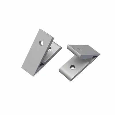 45° Extruded Aluminum Corner Bracket 6060 8080 9090 Industrial Aluminum Profile Frame Fastening Accessories Angle Connector
