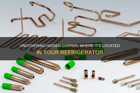 Refrigerator internal copper fittingsaluminum pipingevaporator connecting pipes
