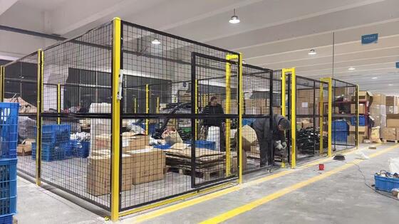 Hot Selling Warehouse Fence Workshop Isolation Net Partition Metal Network Welded Steel Wire Mesh Netting