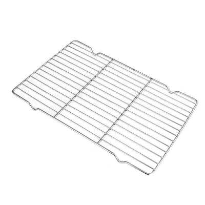 Customized 304 stainless steel grill rack, cooking grate, barbecue wire mesh baking tray, camping oven baking tray