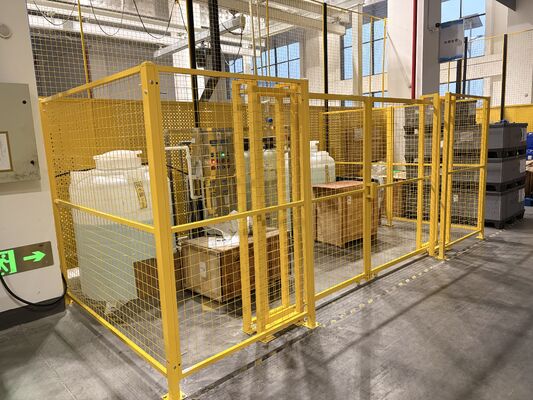 Hot Selling Warehouse Fence Workshop Isolation Net Partition Metal Network Welded Steel Wire Mesh Netting